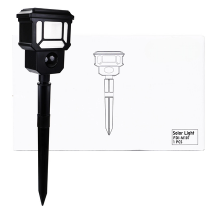 200 Lumens LED Outdoor Motion Sensor Solar Light, IP65