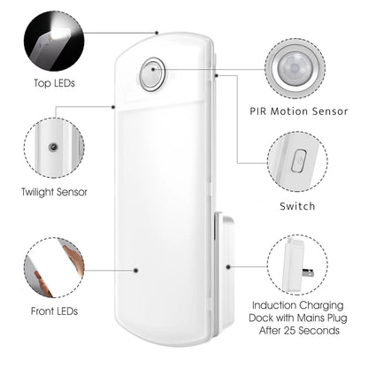 3 in 1 Multifunction LED Motion Sensor Night Light
