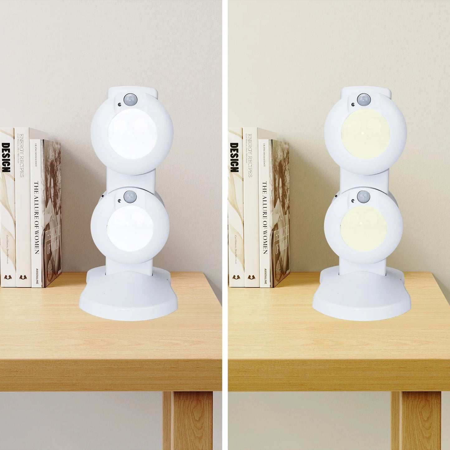 Rechargeable LED Puck Light Kit with Charging Station