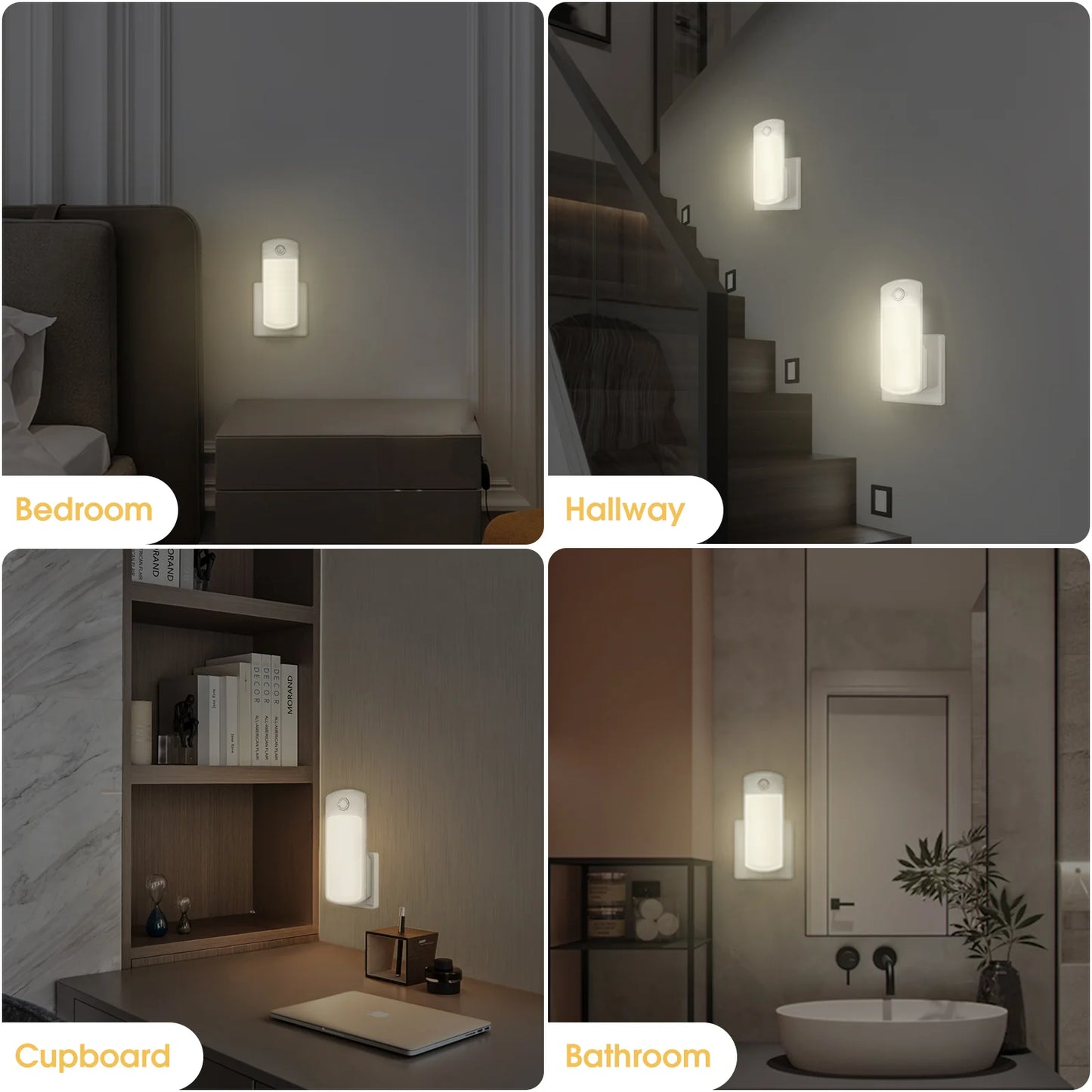 3 in 1 Multifunction LED Motion Sensor Night Light