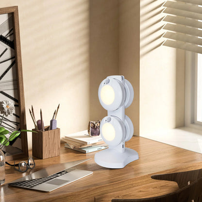 Rechargeable LED Puck Light Kit with Charging Station