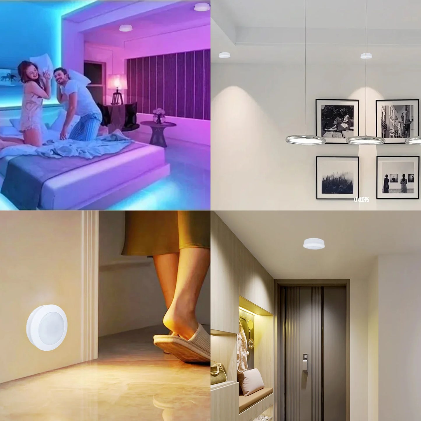 Battery Operated LED Puck Light